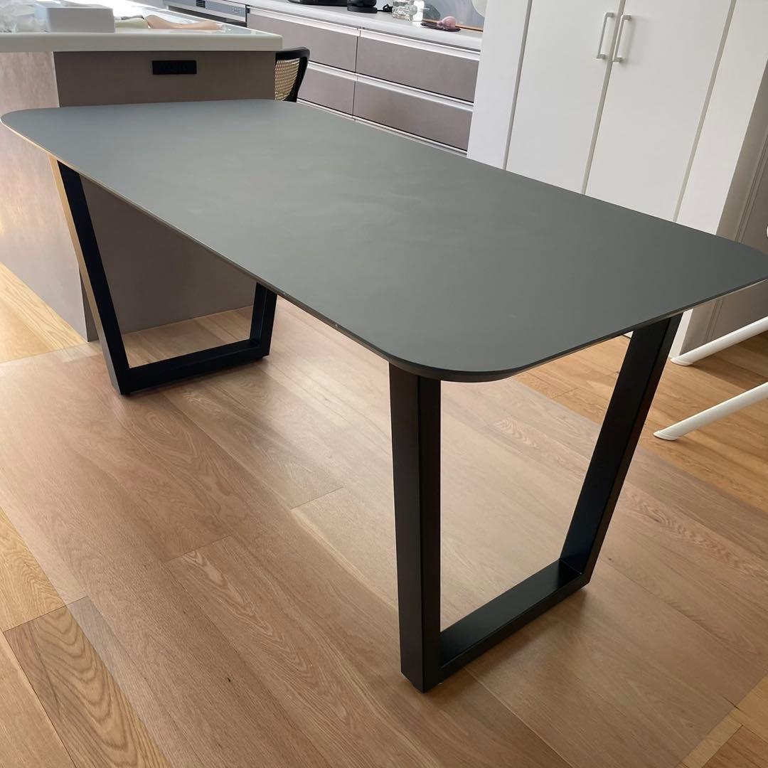 【格安】KANADEMONO カナデモノ ダイニングテーブル ネイビー ブラック