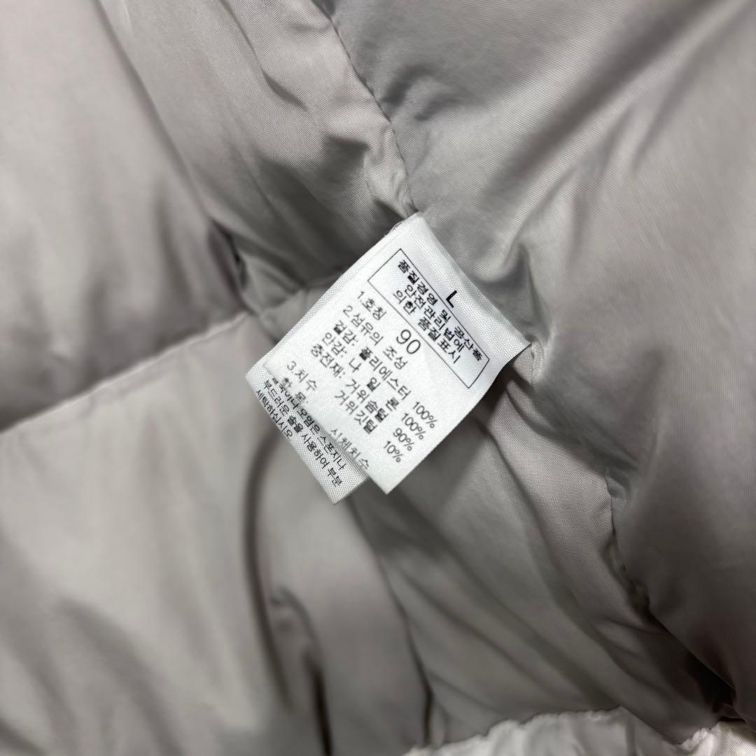 ☆人気　ノースフェイス　ヌプシ　ダウンベスト　700FP ホワイト　レディースL