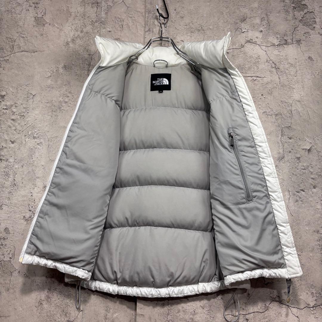 ☆人気　ノースフェイス　ヌプシ　ダウンベスト　700FP ホワイト　レディースL