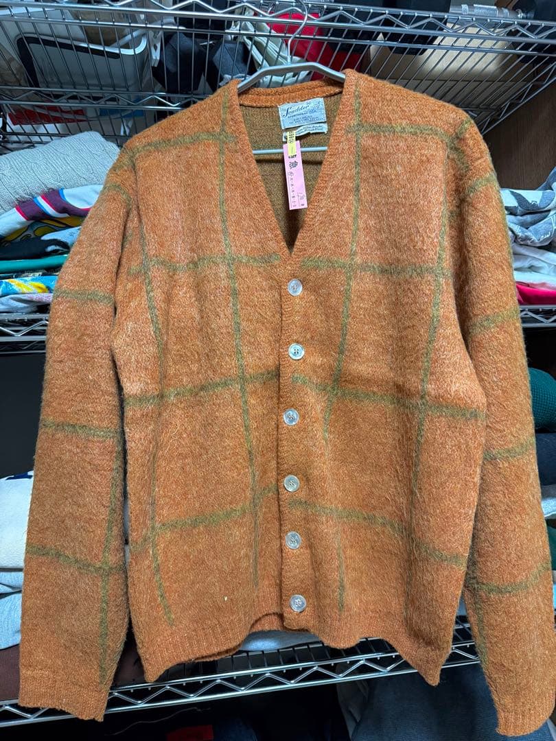 60s モヘアカーディガン ビンテージ ニット グランジ カートコバーン