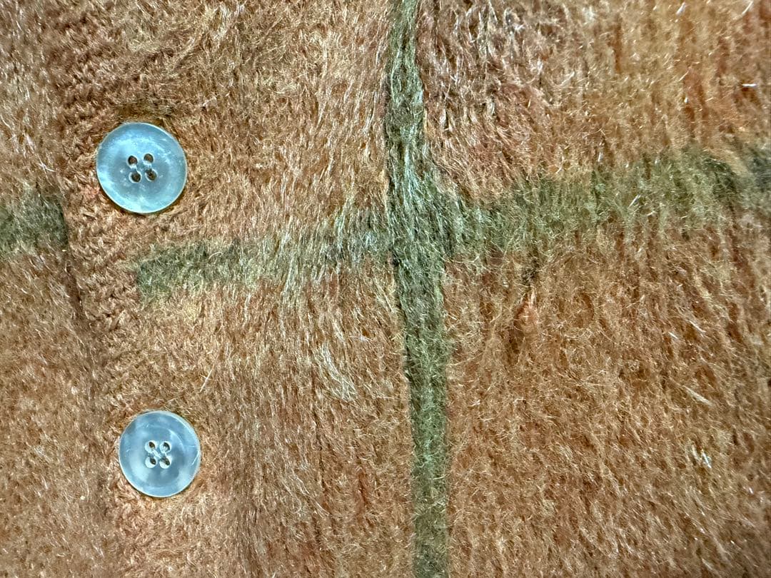 60s モヘアカーディガン ビンテージ ニット グランジ カートコバーン