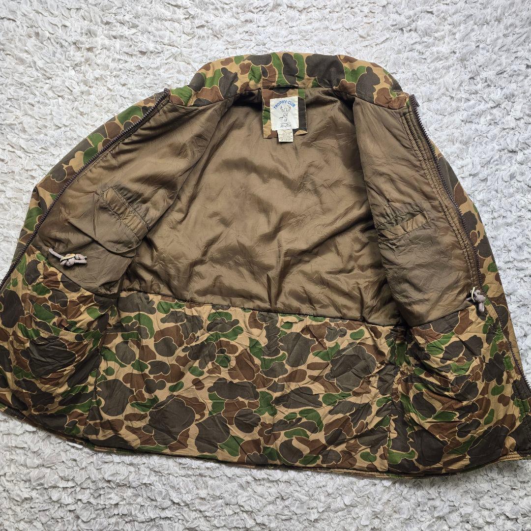 90s ダックハンターカモ カモ柄 マウンテンパーカー ハンティング フードなし