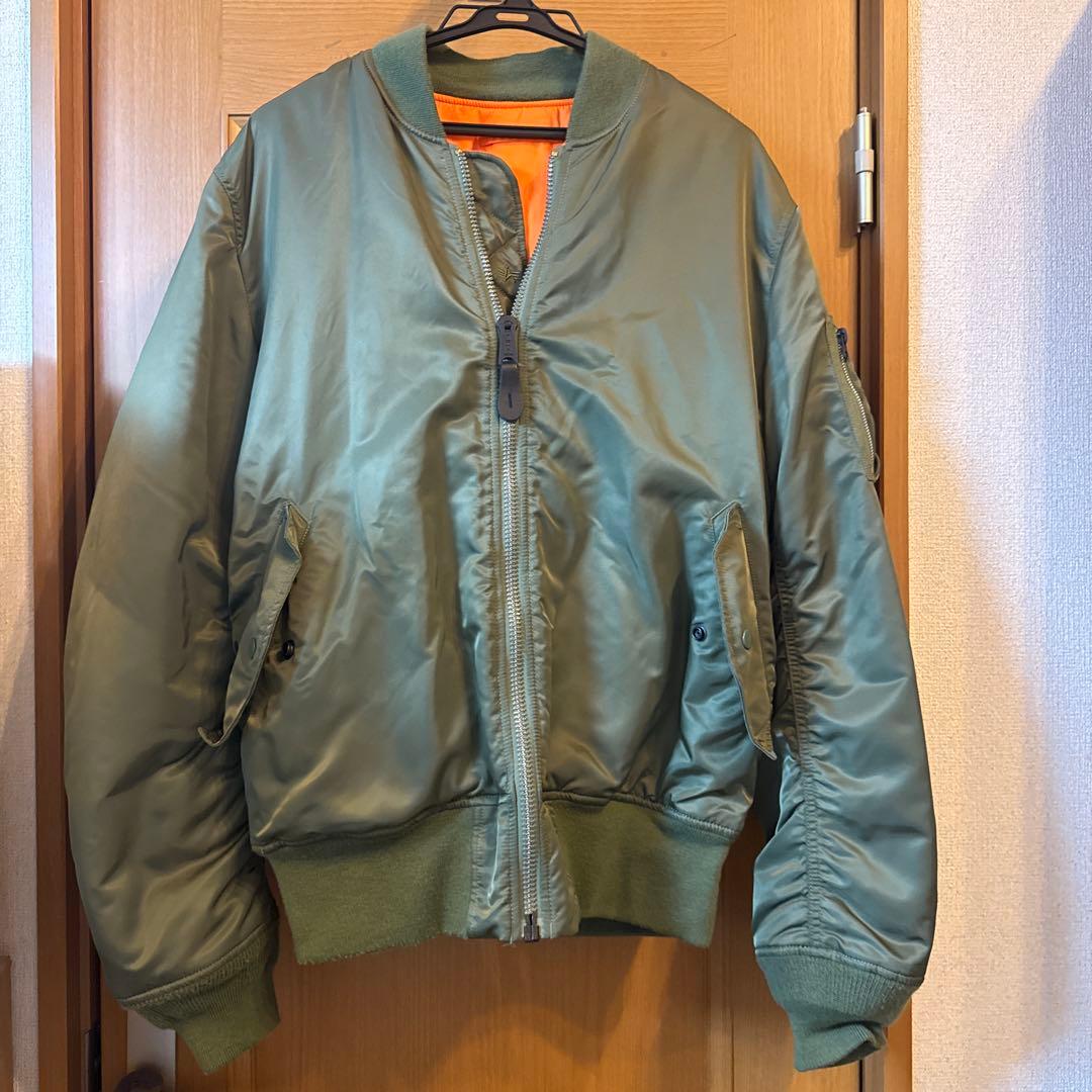 ALPHA MA-1 リバーシブルflight jacket ミリタリー