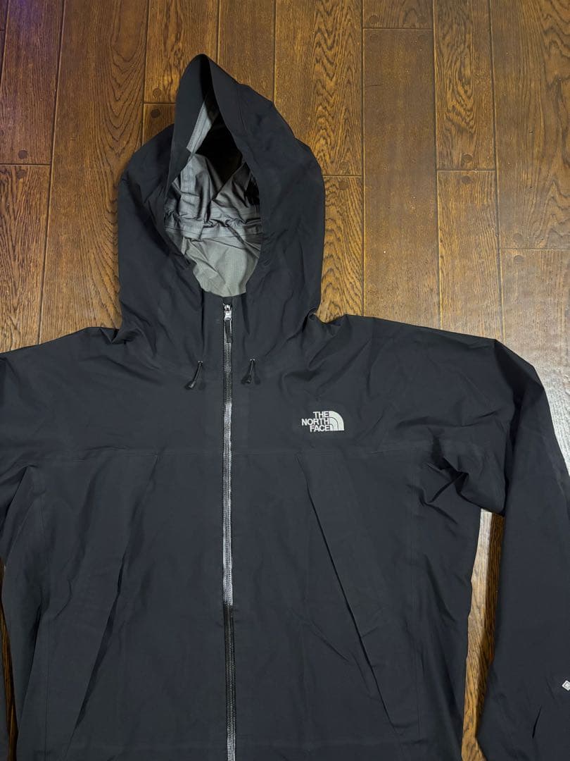 坐*門様 【美品】ノースフェイス クライムライトジャケット xl ブラック 刺繍