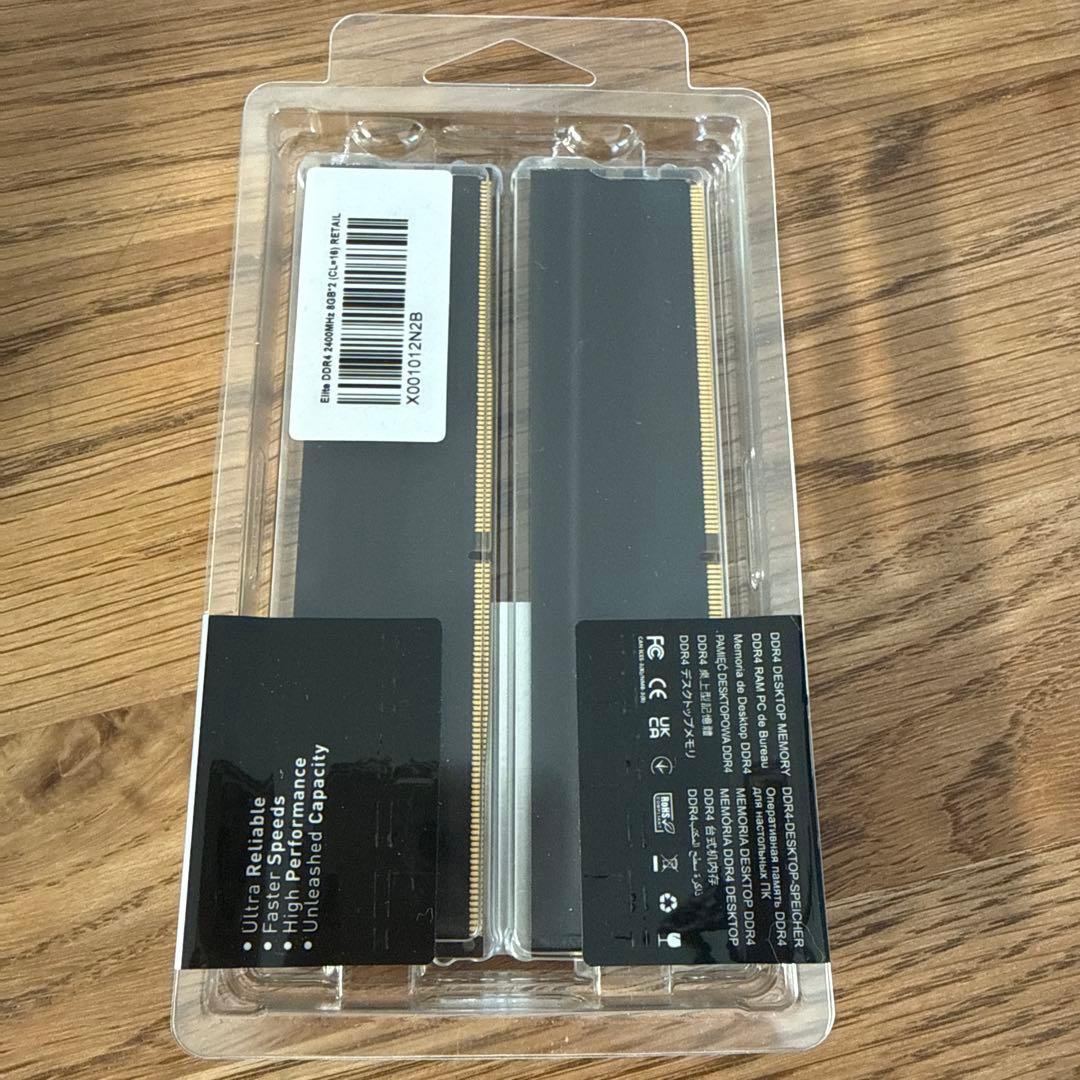 た*べ様 【新品未使用】Team ELITE DDR4 2400MHz 8GBx