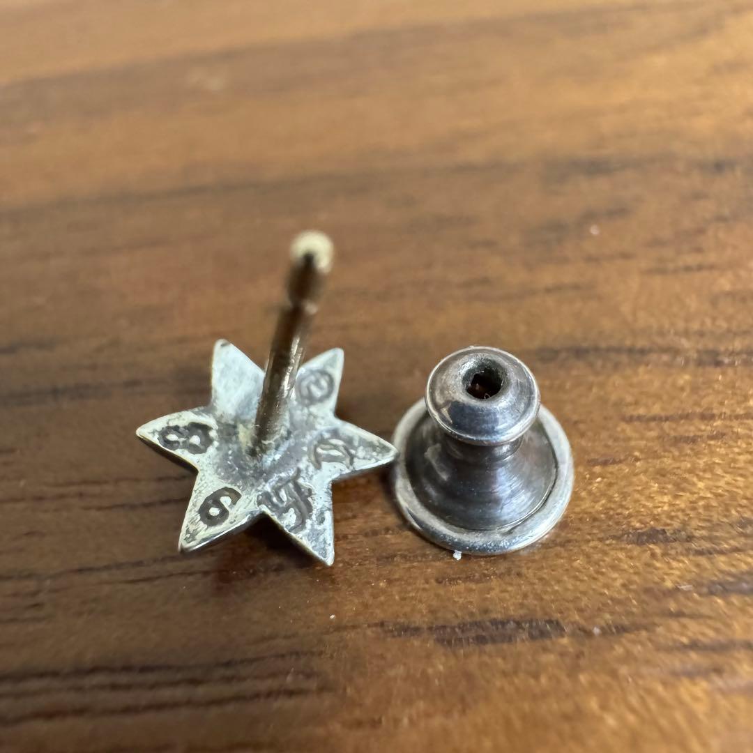 CHROME HEARTS クロムハーツ スター スタッド ピアス