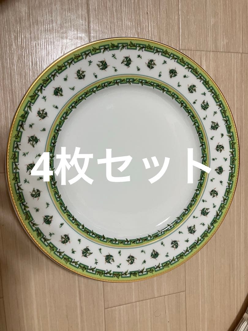 レイノー・リモージュ ブーゲンビリア 皿　4枚
