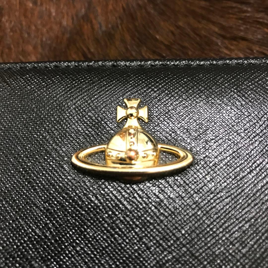 ブランド古着！Vivienne Westwood 本革 ロングジップウォレット