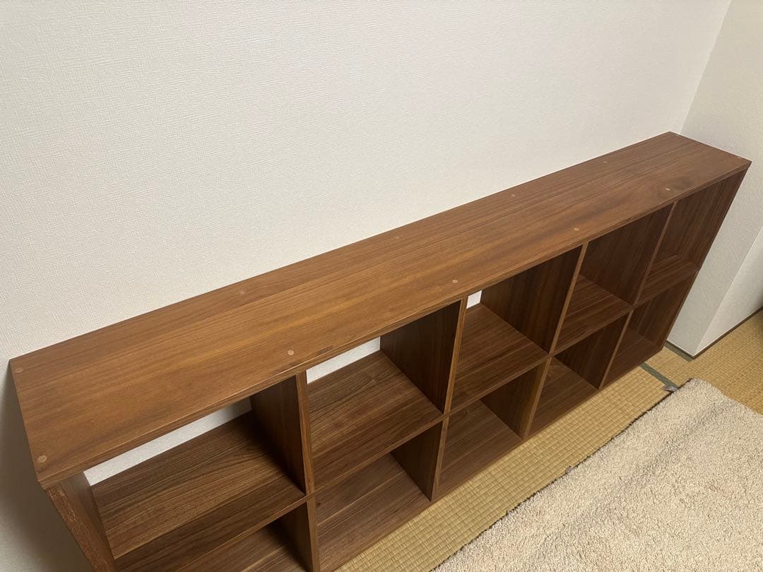 s*5様 無印良品 スタッキングシェルフ ウォールナット 5段×2