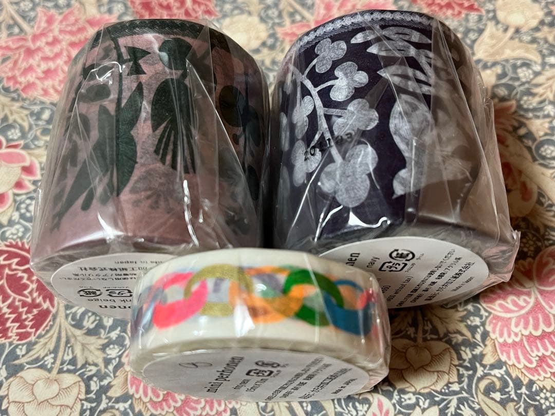 mtマスキングテープ　ミナペルホネン　まとめ売りring/neon smile