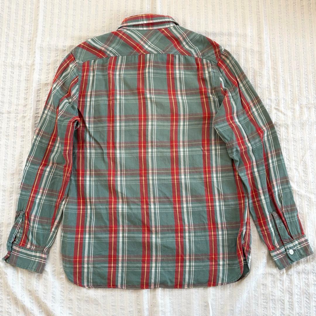 ⭐︎大人気商品　ダブルアールエル　ラルフローレン　高級ライン　ネルシャツ　L