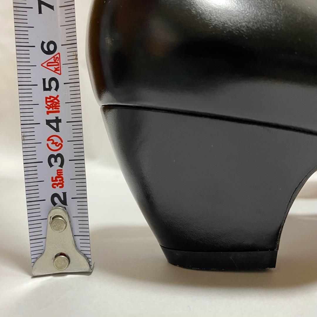フェラガモ 黒パンプス　約24cm ビンテージ　未使用自宅保管品