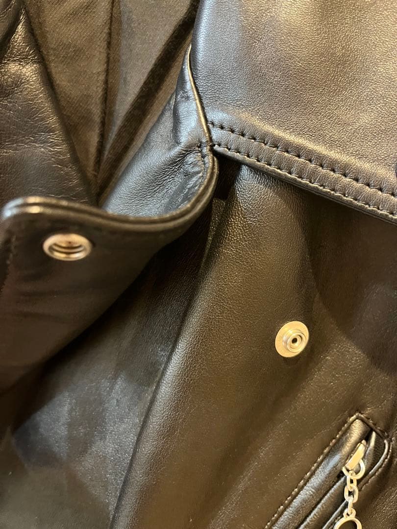 MACPHEE 可愛いベルト ラムレザー ダブルライダース