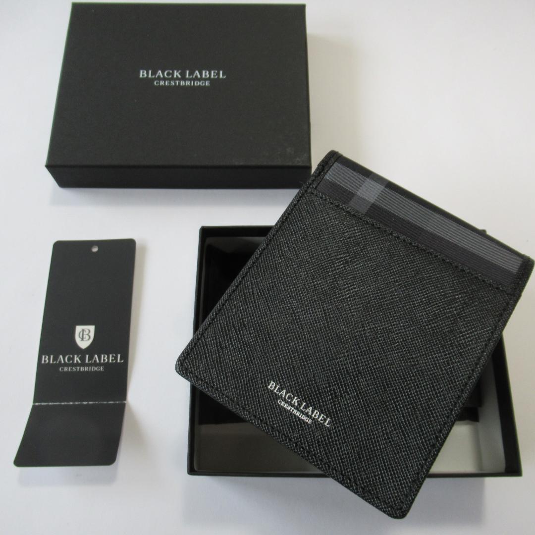 ブラックレーベルクレストブリッジ新品ブラック ウォレット 1/2