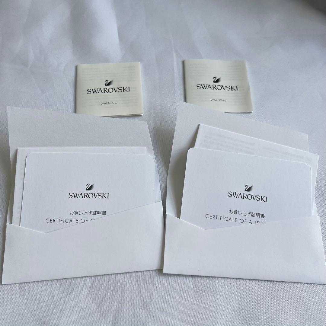 【新品未使用】スワロフスキー　パピー　ロージー　プードル　クリスタルベース付き