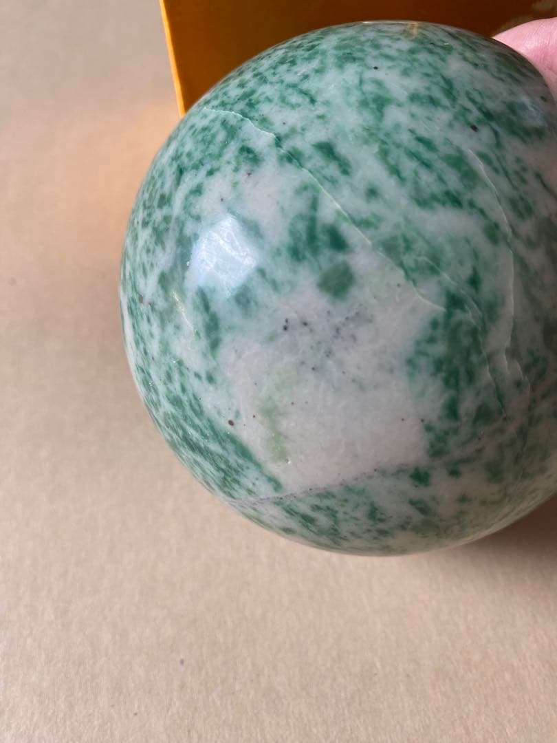 河南翡翠　丸玉　天然石