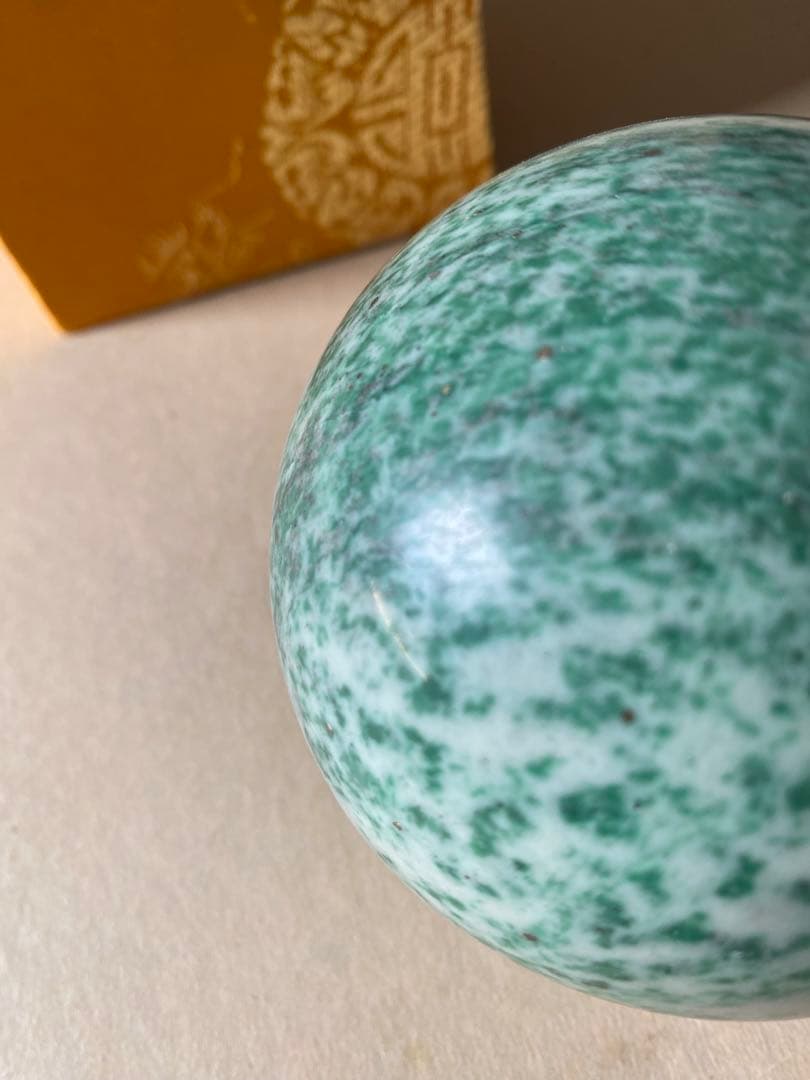 河南翡翠　丸玉　天然石