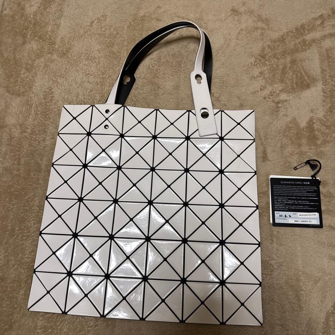 BAO BAO トートバッグ ホワイト ブラック