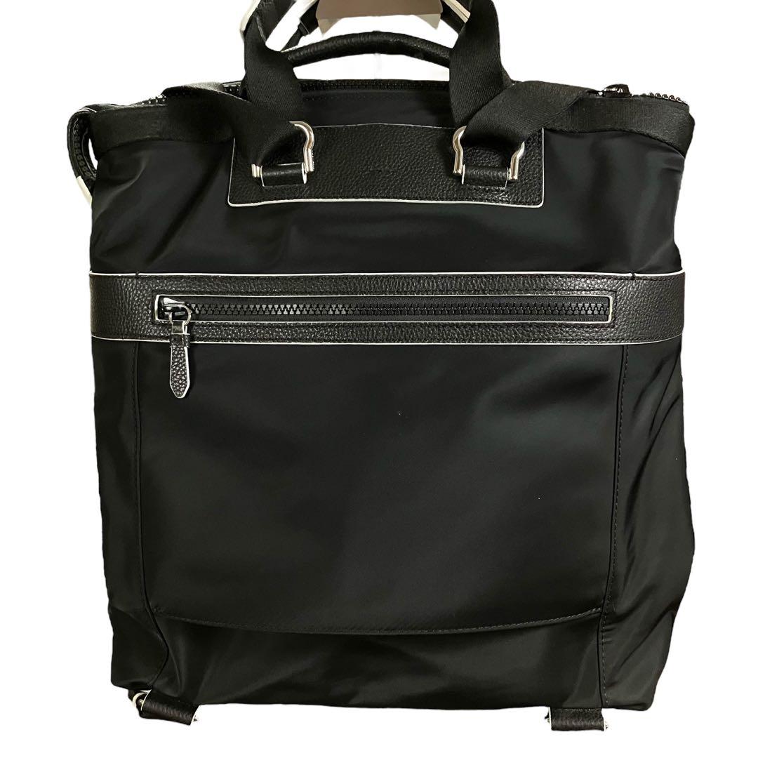 【極美品】コールハーン リュックパック キャリーオン レザー トート 3way