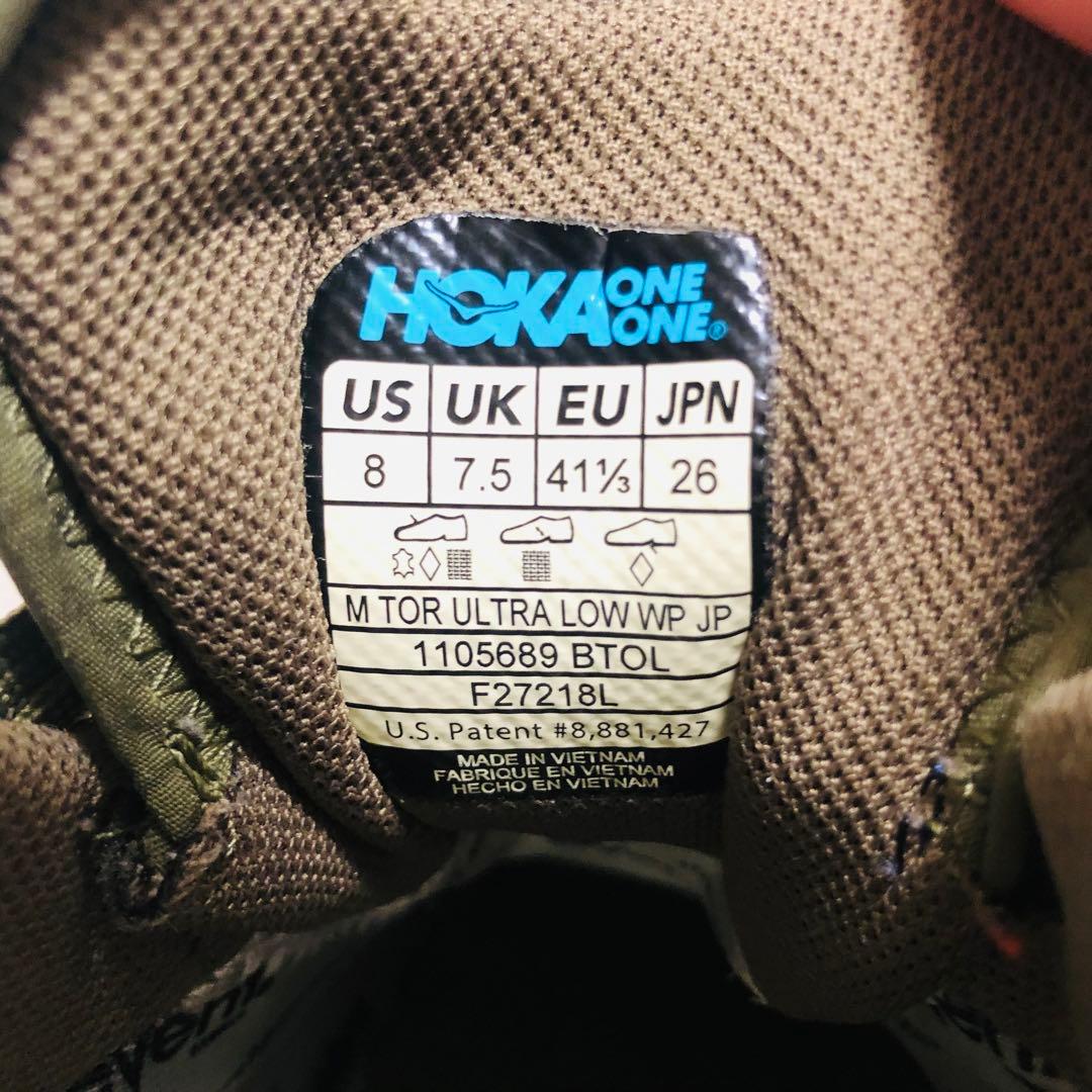 靴 HOKA ONE ONE TOR ULTRA LOW WP JP