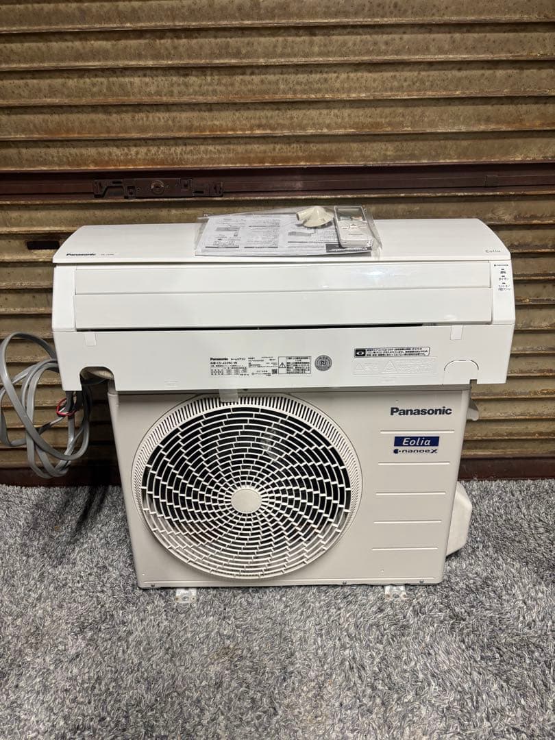 パナソニック 6畳 エアコン 室外機 室内機 CS-J229C-W 2019年製