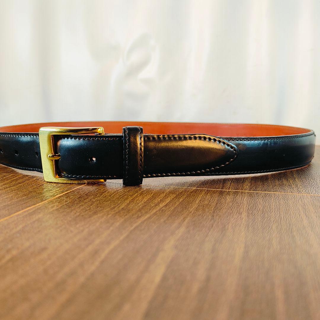 【別格極上艶黒馬革】ブルックスブラザーズ シェルコードバン USA製ホーウィン社