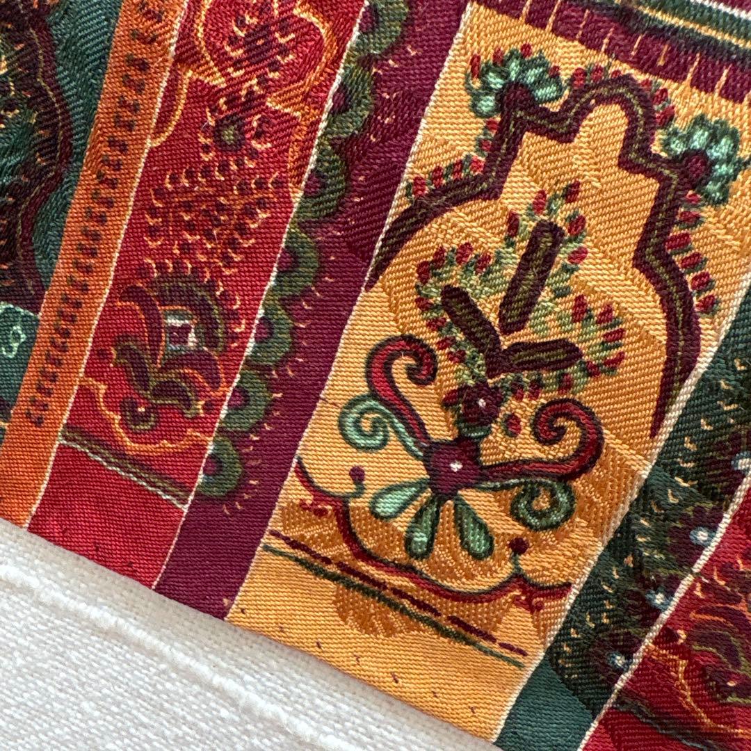 ラルフローレン　シルク　スカーフ　ペイズリー　RALPH LAUREN SILK