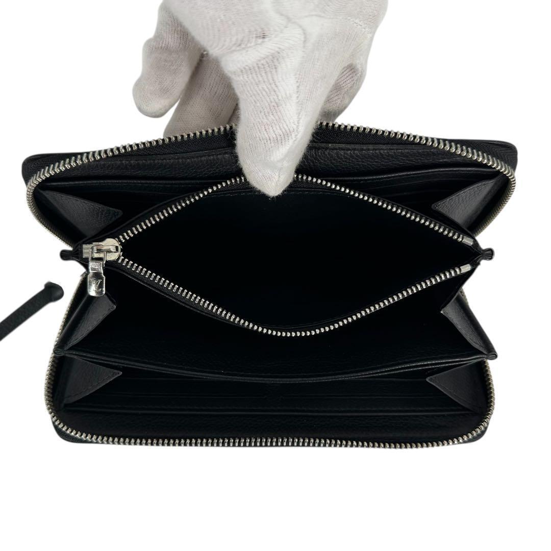 ほぼ未使用級　ルイヴィトン　ジッピーウォレット　ロックミー　ブラック　黒　LV