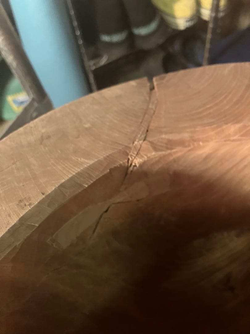 本欅ホンケヤキ 臼 4升欅 うす ディスプレイ 古道具 アンティーク