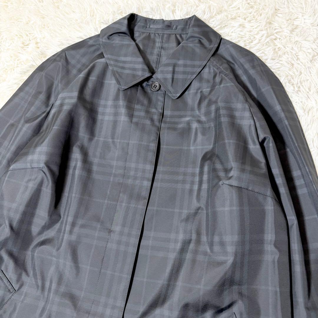 バーバリーロンドン ステンカラーコート ノバチェック 大きいサイズ 15号