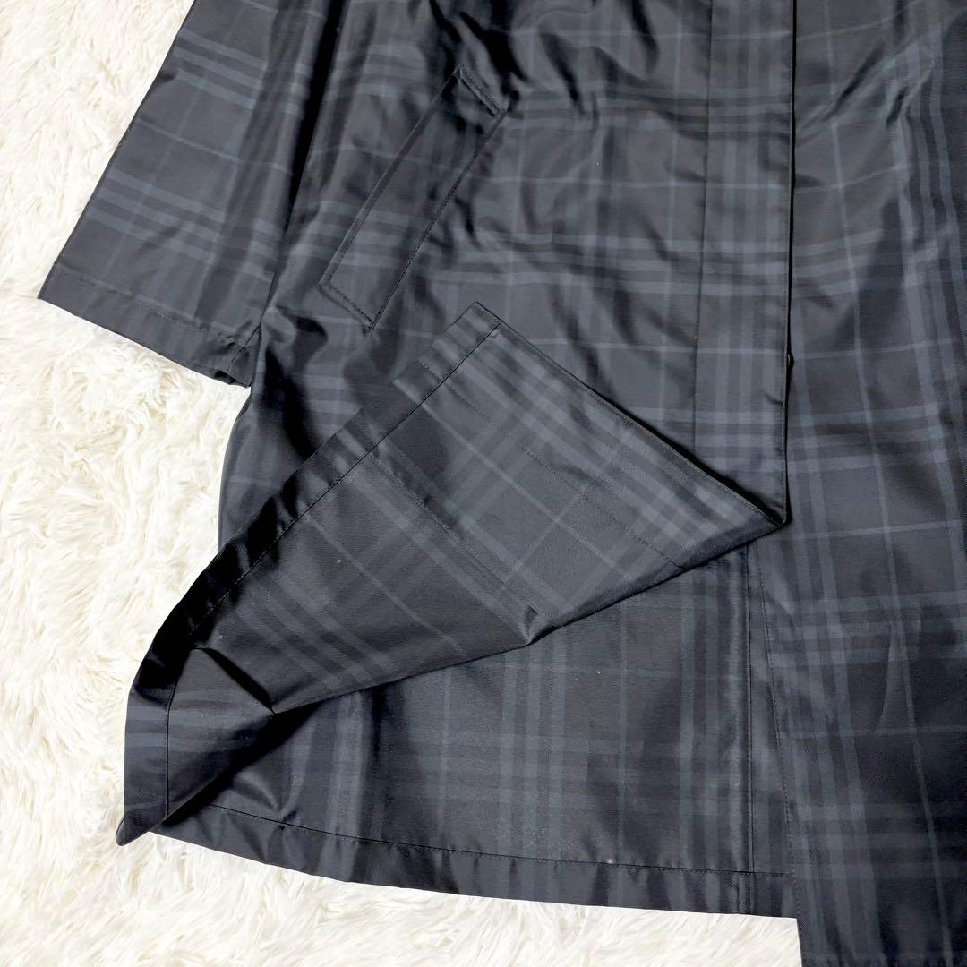 バーバリーロンドン ステンカラーコート ノバチェック 大きいサイズ 15号