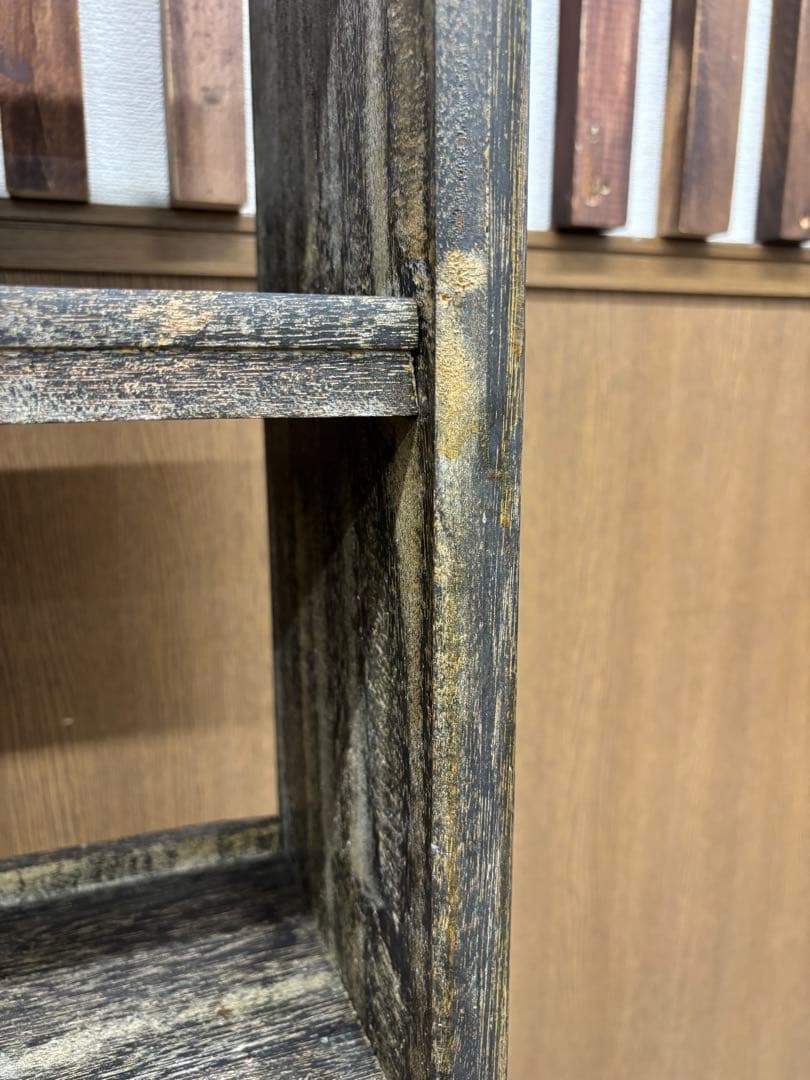 木製 5段ラック 本棚 ヴィンテージ レトロ 古道具 レトロ インテリア