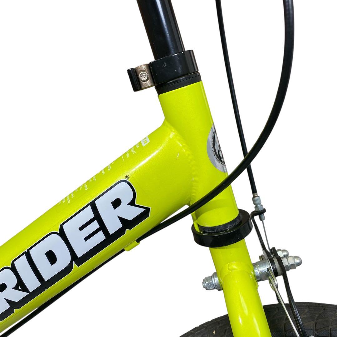 【美品】STRIDER 14X ライムイエロー キッズバイク 14インチ　限定色