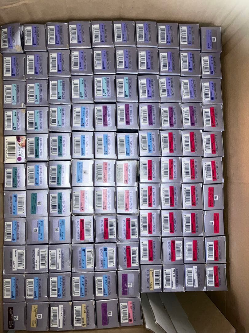 ヘアカラーリング剤 セット 多色 100個以上