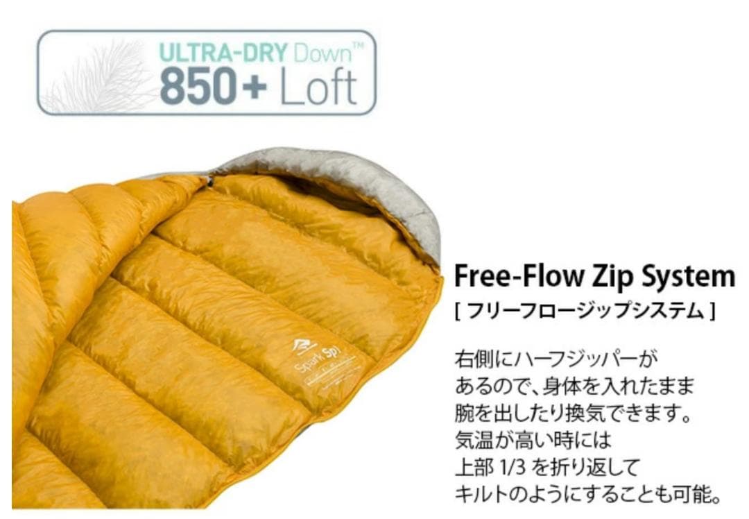 シートゥサミット スパーク Sp0 レギュラー【美品】