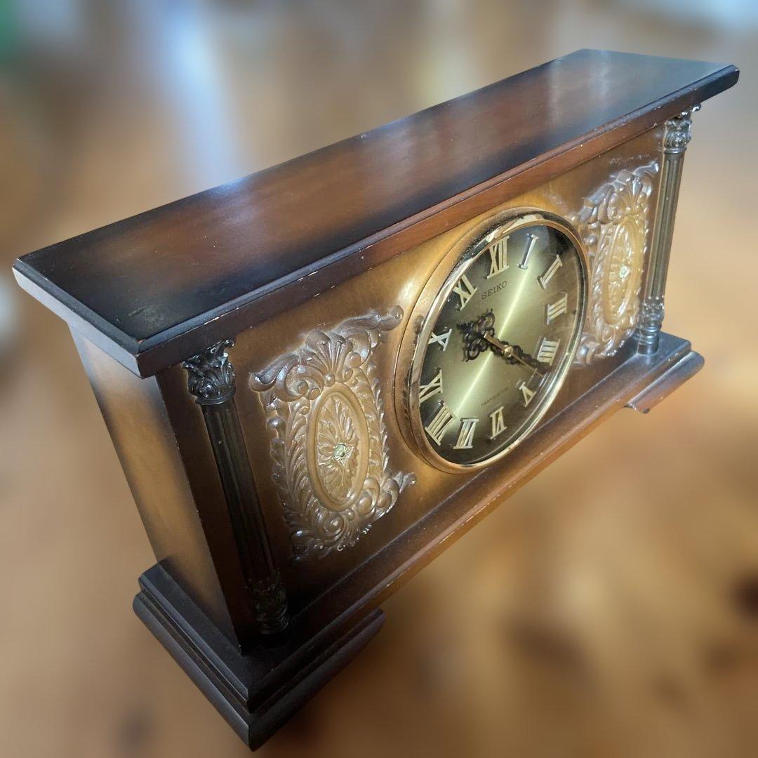 セイコー　SEIKO クラシック木製置時計