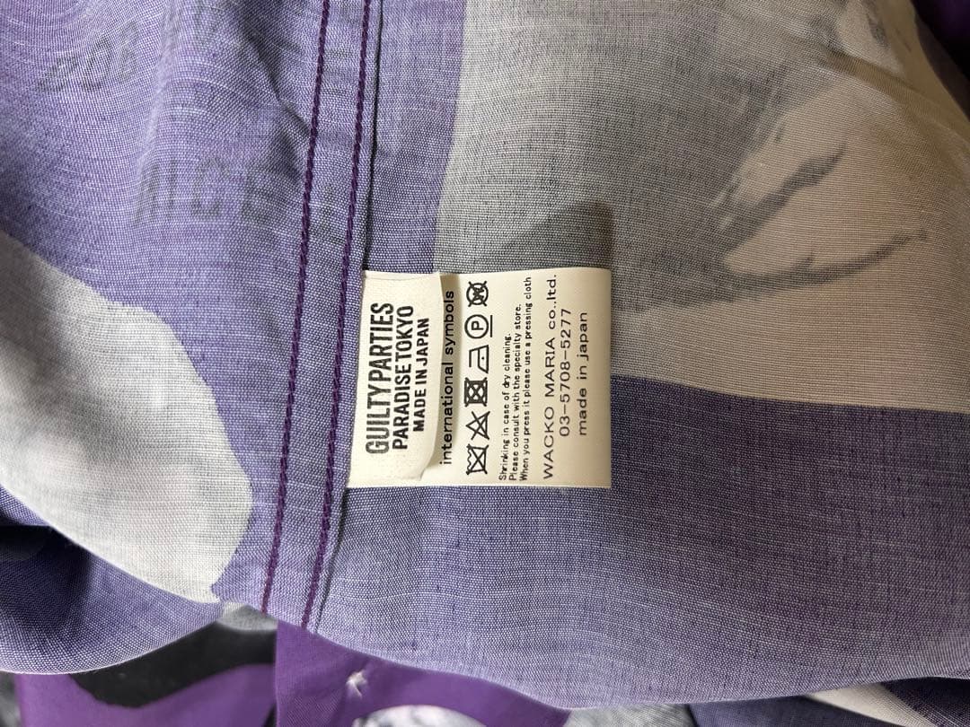 sale　ワコマリア ボブマーリー柄アロハシャツ XS