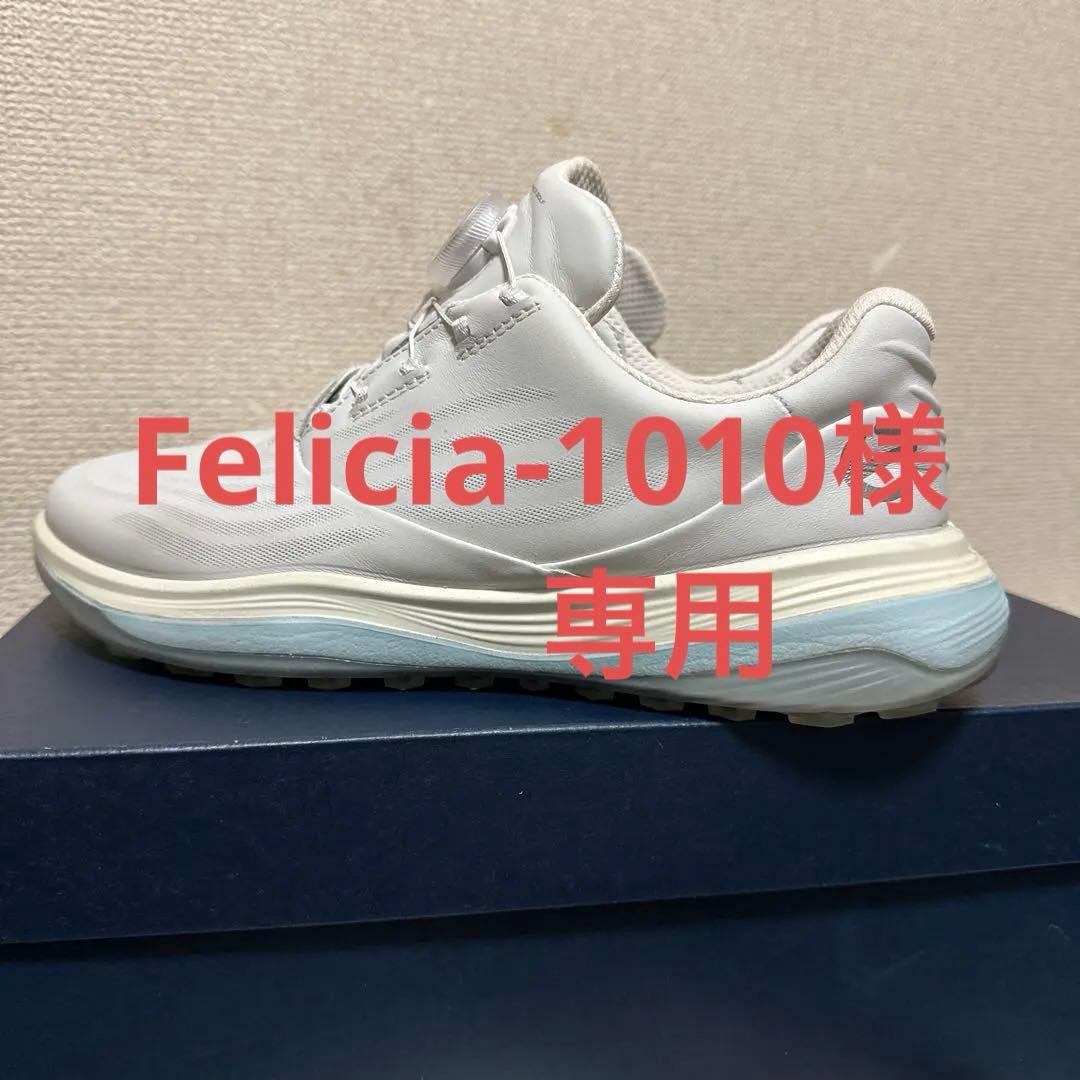 エコーゴルフシューズ　レディース　GOLF LT1 防水レザースパイクレス