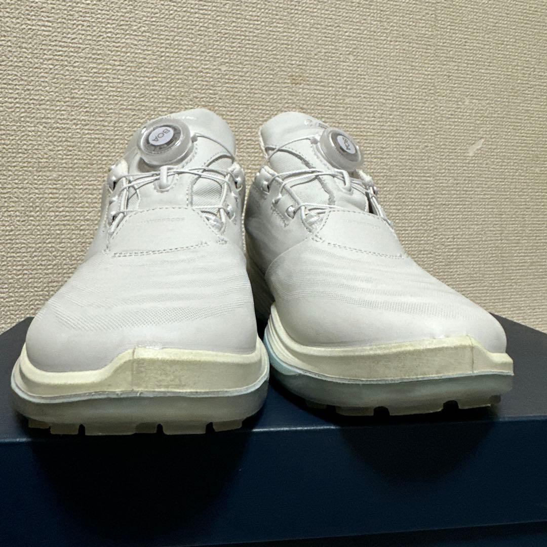 エコーゴルフシューズ　レディース　GOLF LT1 防水レザースパイクレス