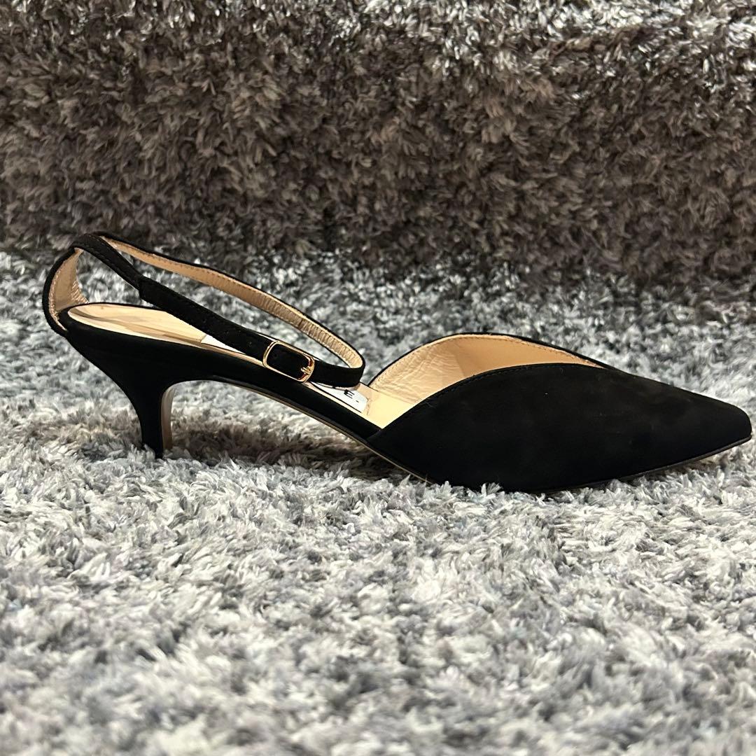 【未使用美品】ネブローニ　アンクルストラップパンプス ブラック　37