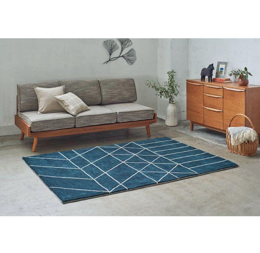 ウニコunico ラグ 140x180 毛足30mm　定価5.5万円