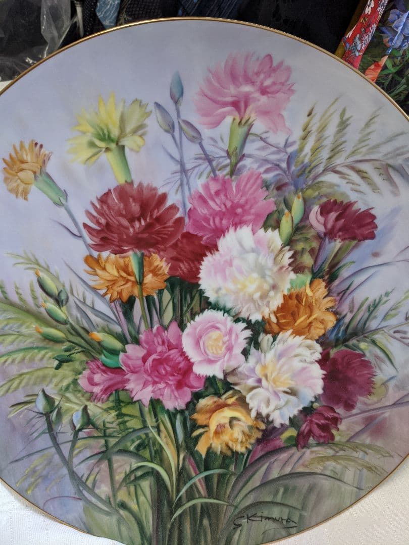 オールドノリタケ作家物飾り皿