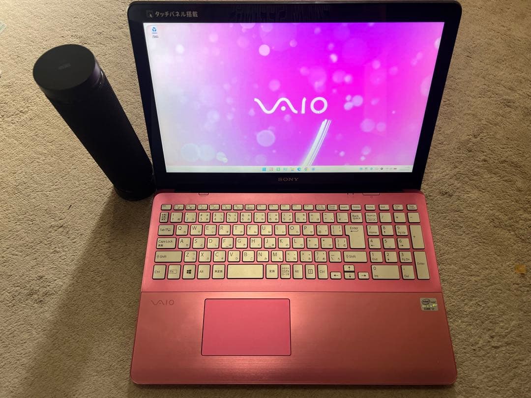 初心者向けノートパソコン VAIO PC ピンク Win11pro Corei7