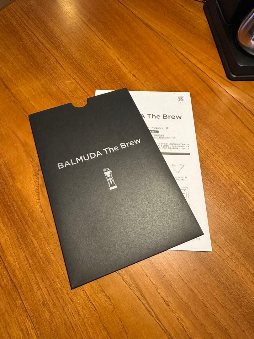 BALMUDA コーヒーメーカー　K06A-BK BLACK