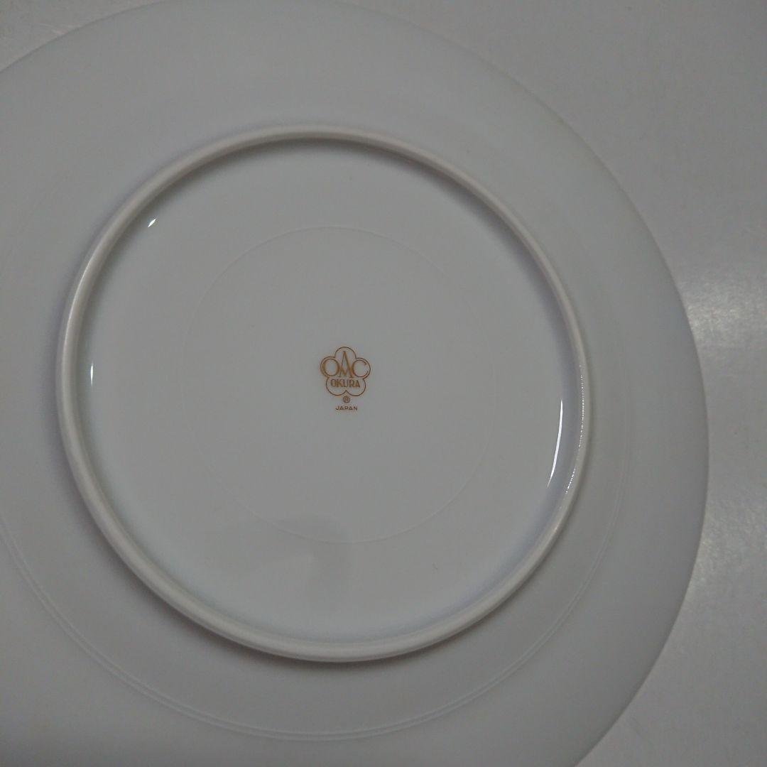 ミモザ 花言葉シリーズ 20cm デザート皿 1枚 大倉陶園 プレート 丸皿