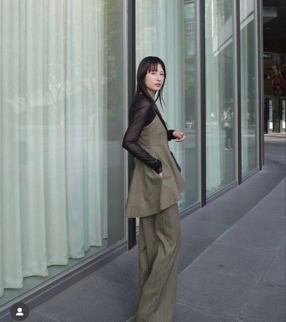 キム　CLANE PEPLUM BUSTIER ALL IN ONE