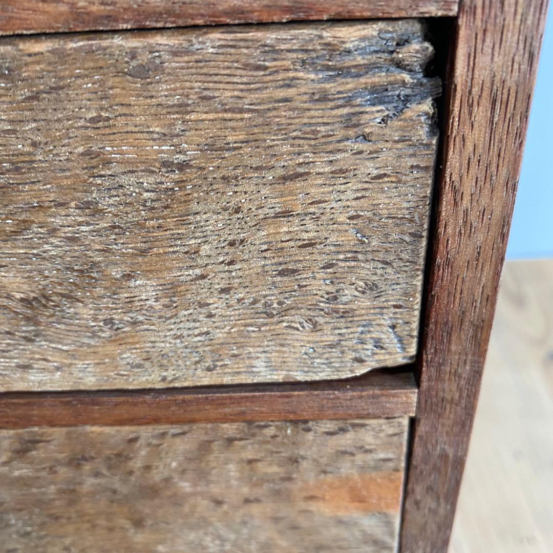 アンティーク 小引き出し 5段 樽材 昭和レトロ z680