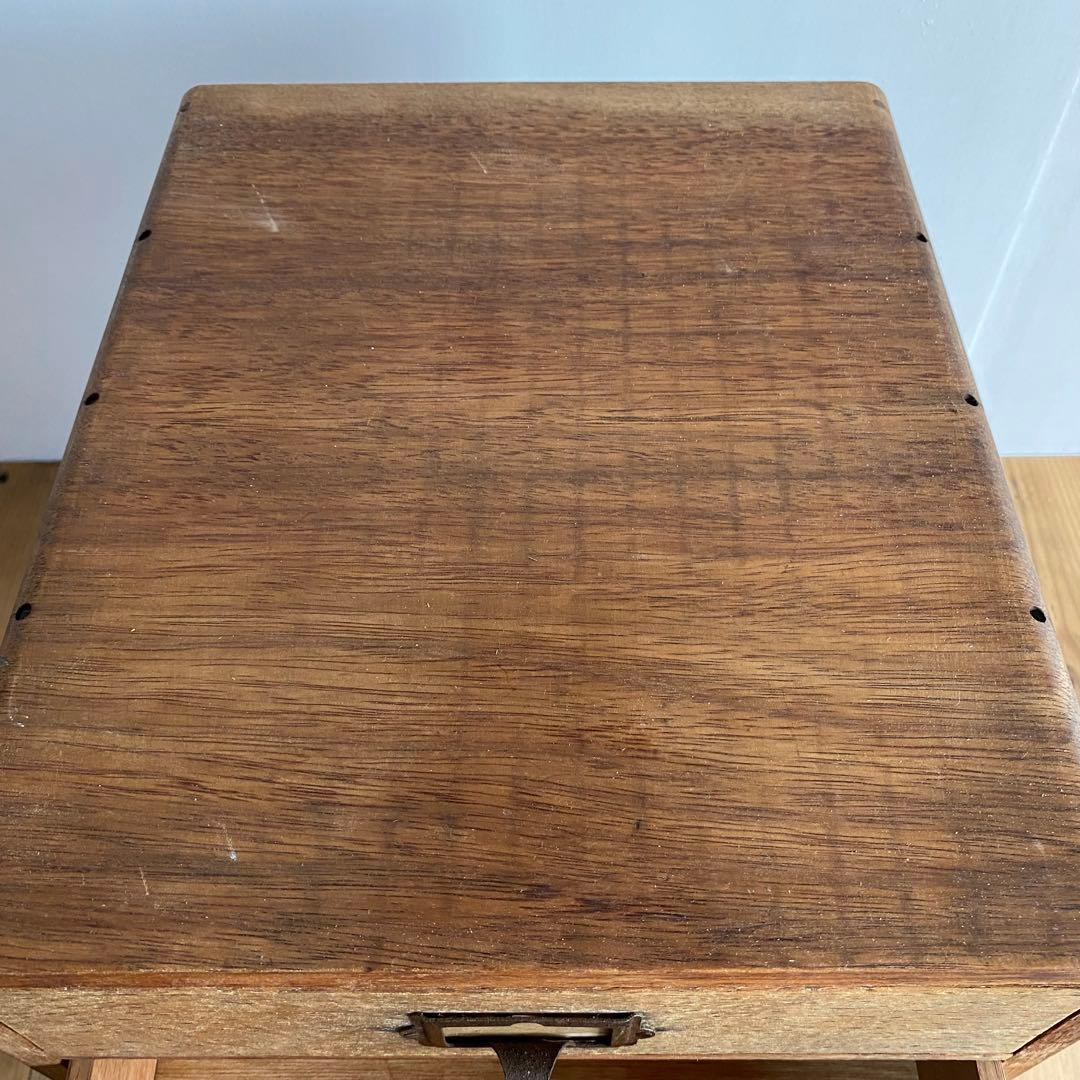 アンティーク 小引き出し 5段 樽材 昭和レトロ z680