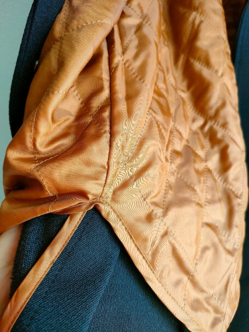 パシオーネ　ブラック　サイズ38　WARM素材 トレンチコート