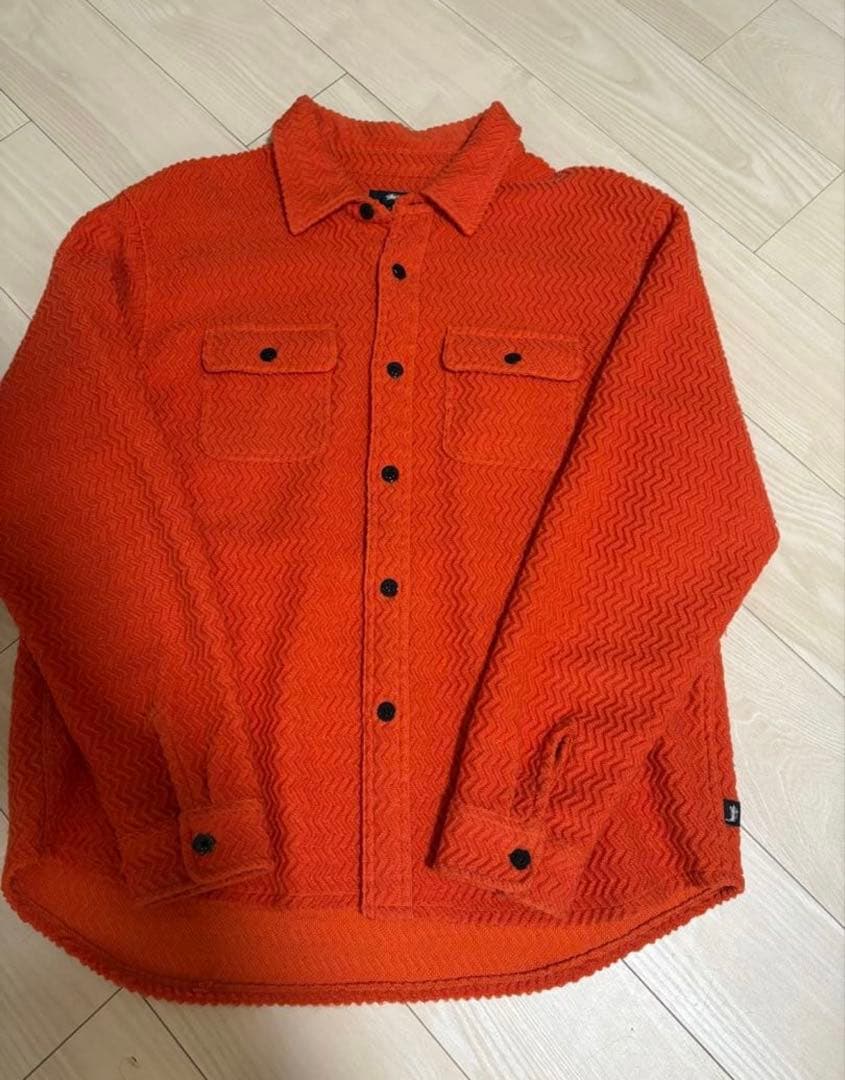 STUSSY TexturedWoolCPOLS Shirt ウールシャツ